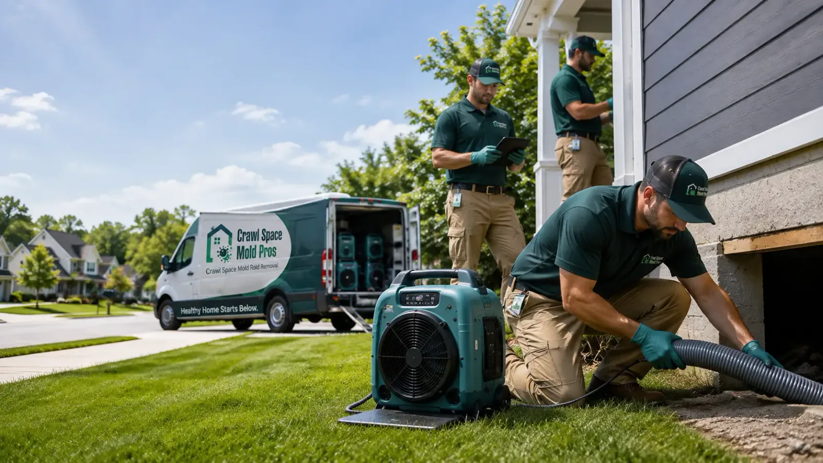 Crawl Space Mold Removal in Sterling, VA